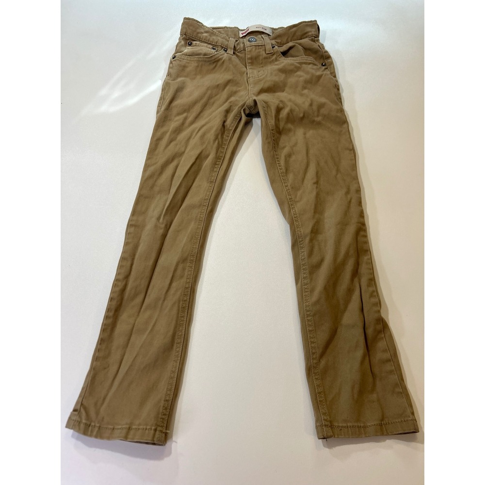 Levi's 511 Slim Boys' 10 Reg Brown Khaki Stretch Chino Pants